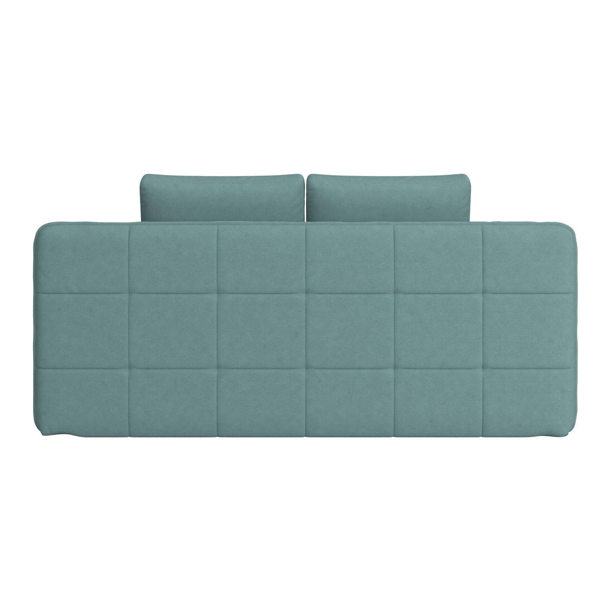 Schlafsofa Alice - Türkis/Schwarz, MODERN, Textil (202/73-92/105cm) - Luca Bessoni