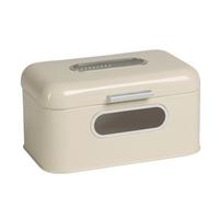 Brotkasten Retro Creme, L/b/h: 30x20x16,5 Cm - Creme, Basics, Metall (30/20/16,5cm) - Echtwerk