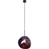 Hängeleuchte Canopus Lila D: 36 cm - Lila, Basics, Glas (36/150cm)