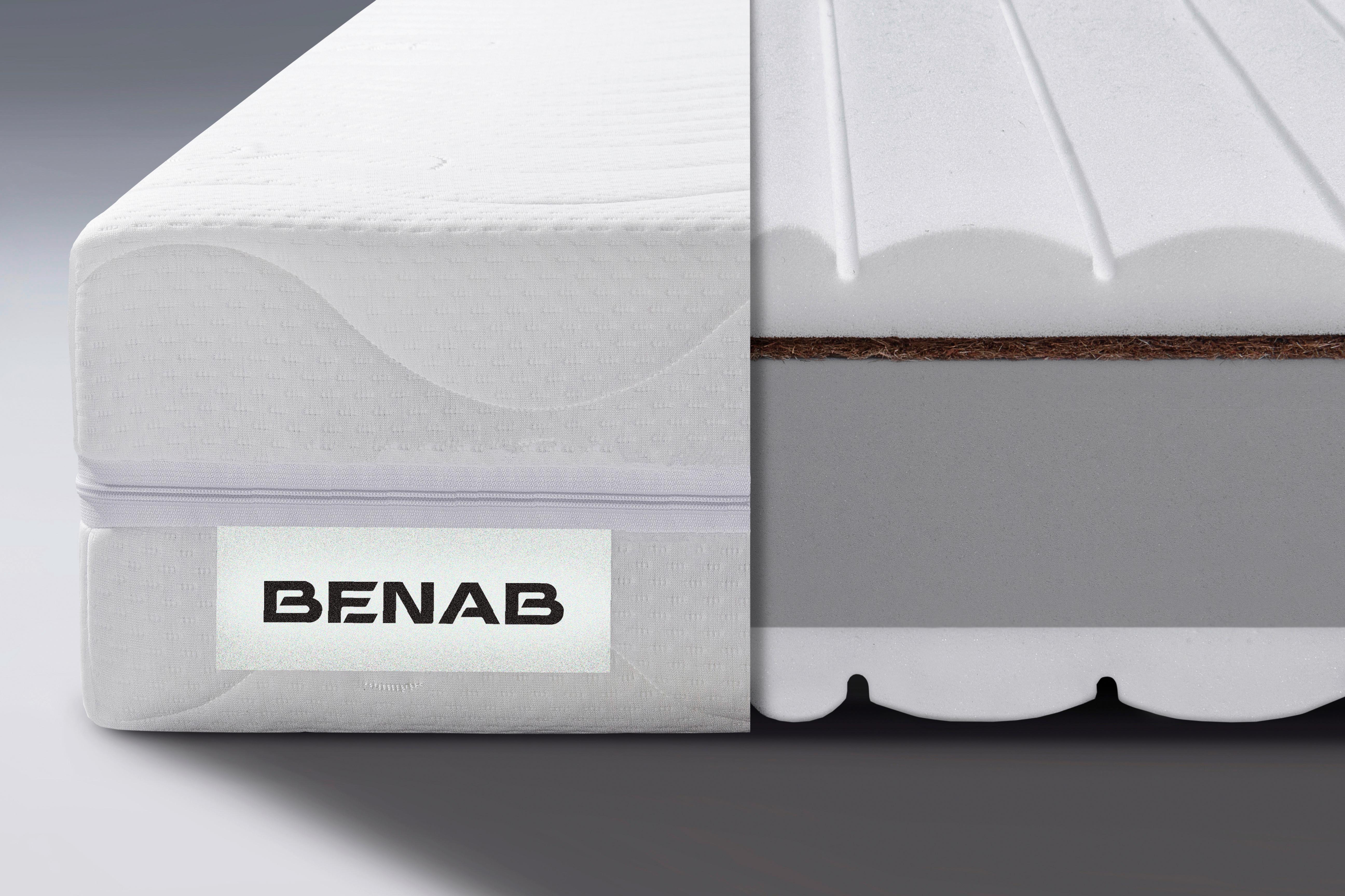 Obojstranný matrac King Kokos H3/ H5, V: 21cm - bílá, Lifestyle, textil (80/200cm) - Benab