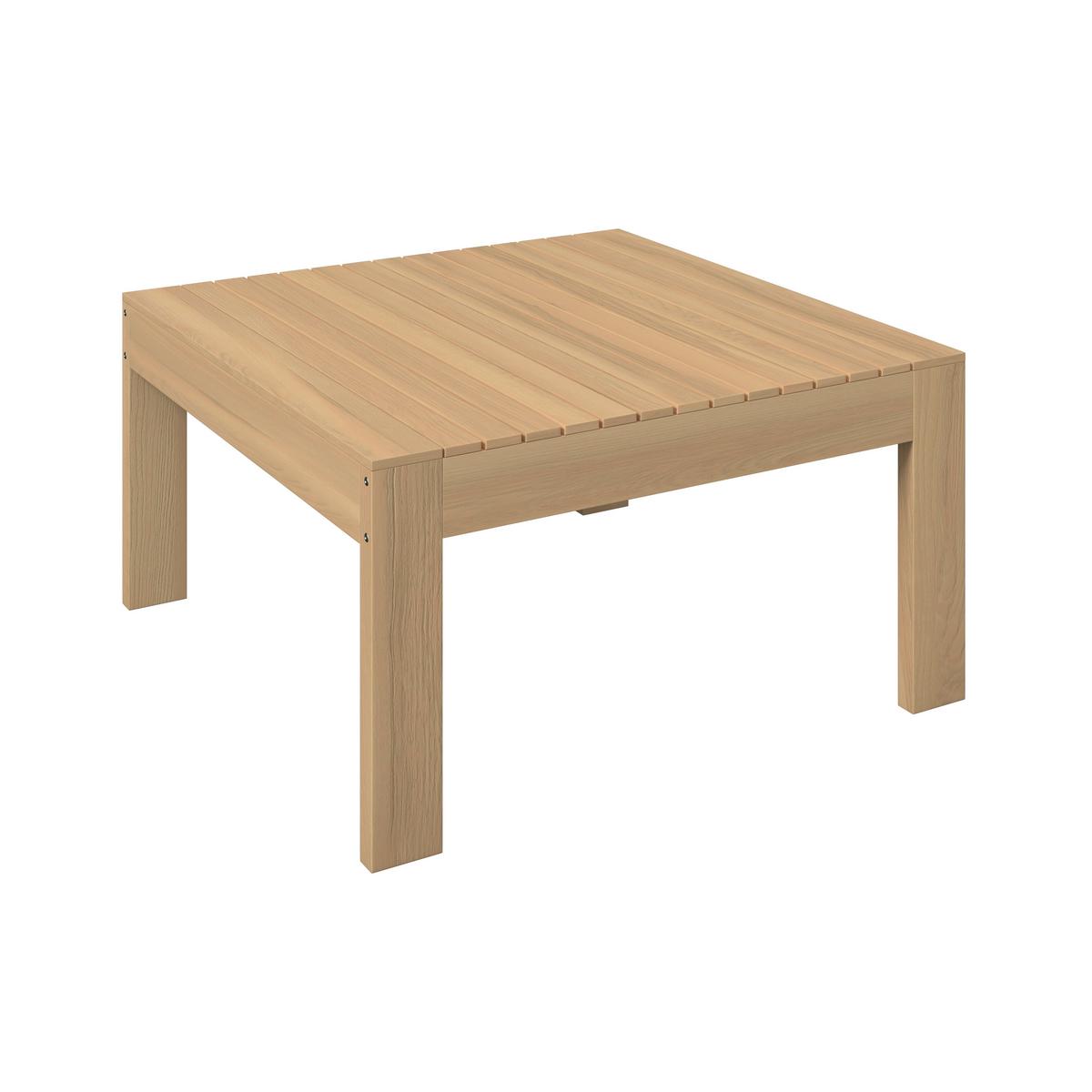 Loungegarnitur Korfu - Beige/Akaziefarben, MODERN, Holz/Textil (206/188cm) - Beldano