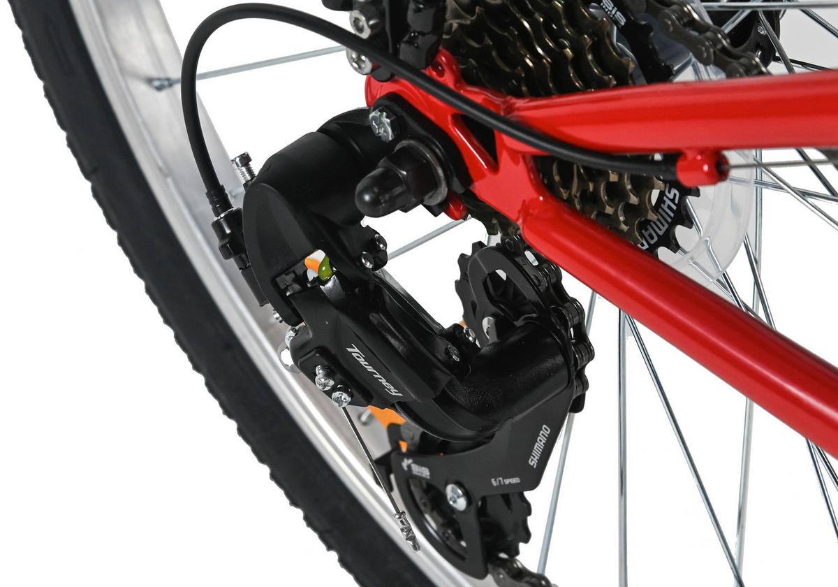 Dacapo Kinderfahrrad Bobby Rot - Rot, Basics, Metall (25/140cm)