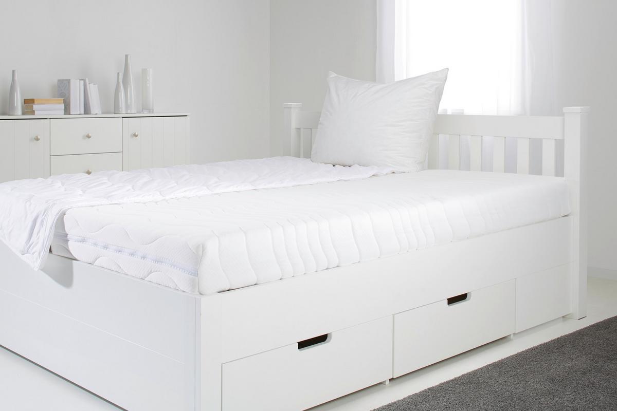 7 zónový matrac Supra hard 100x200cm, H4, V: 17cm - biela, textil (100/200cm) - Nadana
