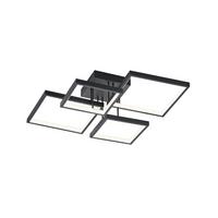 LED-Deckenleuchte, 3000k 627710432 Sorrento - Schwarz/Weiß, Basics, Kunststoff/Metall (52,5/16,0/52,5cm) - Trio Leuchten