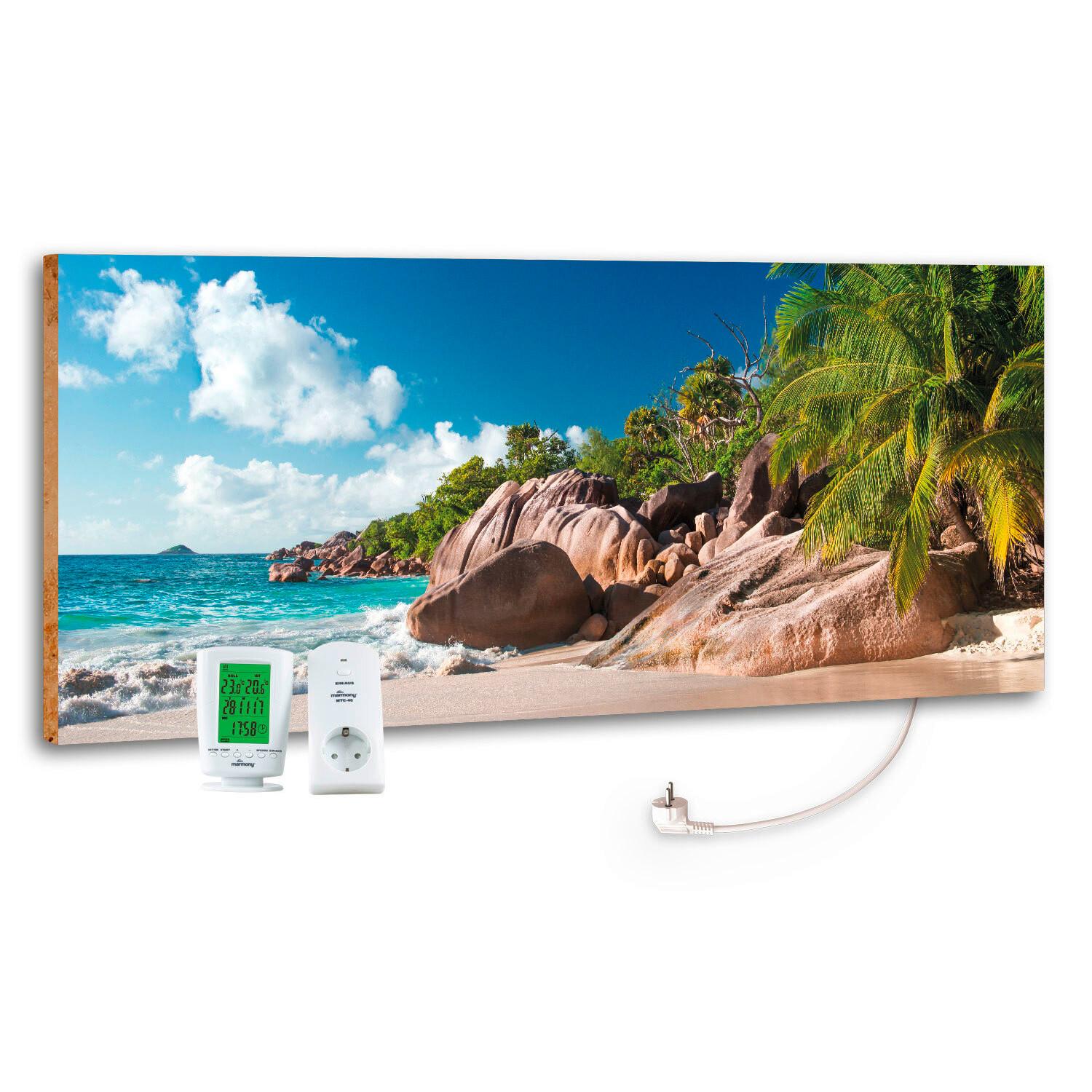 Infrarot Heizung 800 W Blue Lagoon 40x100 Cm - MODERN, Stein (40/100/2cm) - marmony