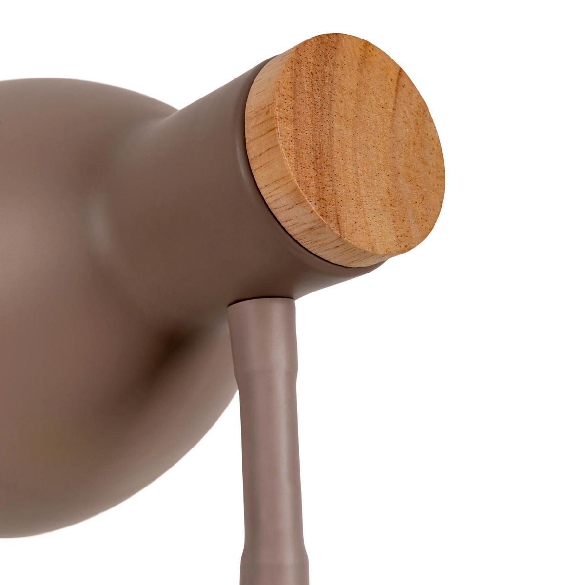 Tischleuchte Exkl. E14 - KONVENTIONELL, Holz/Metall (14/14/36cm) - Näve