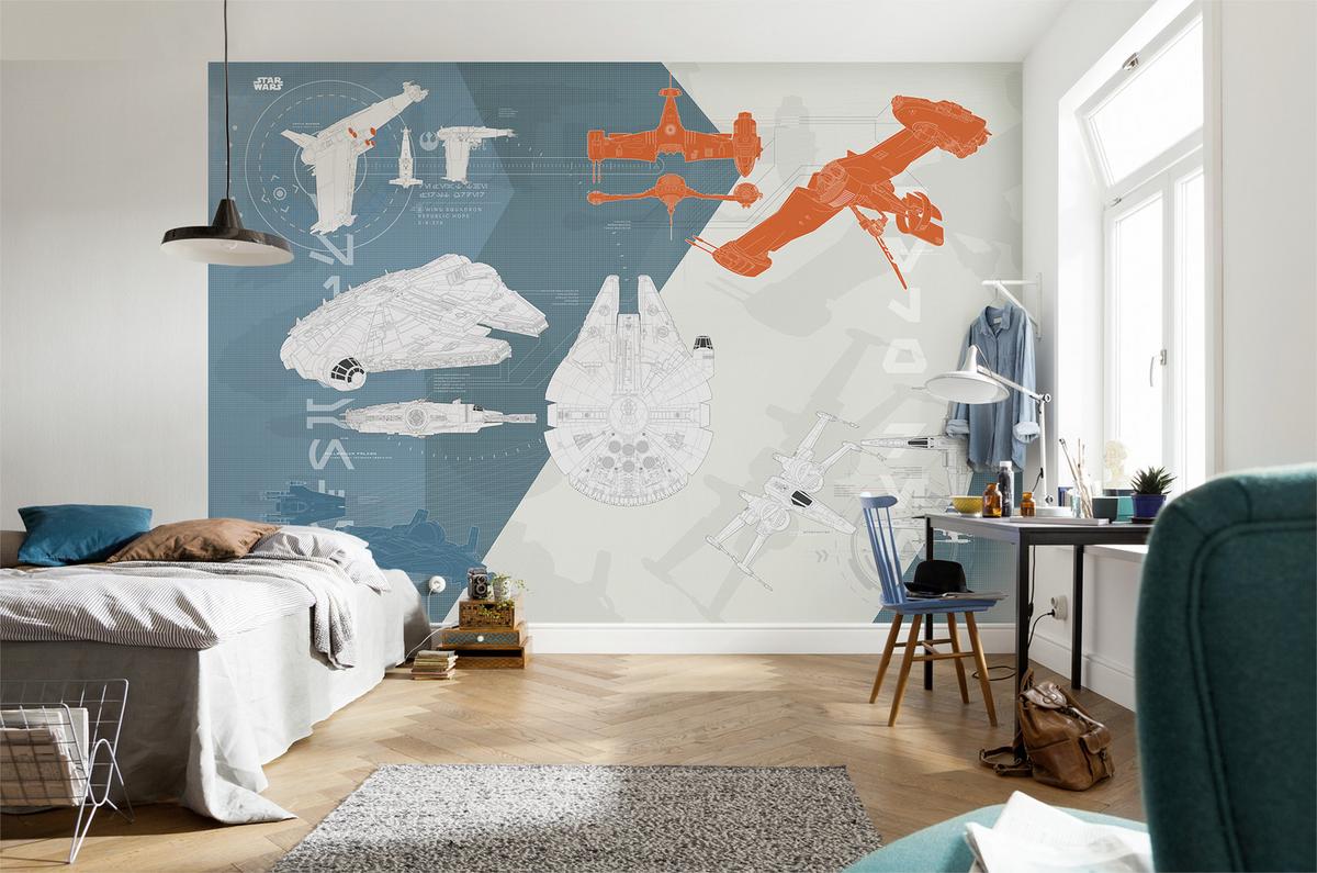 Fototapete Star Wars - Technical - Design, Papier (368/254cm)