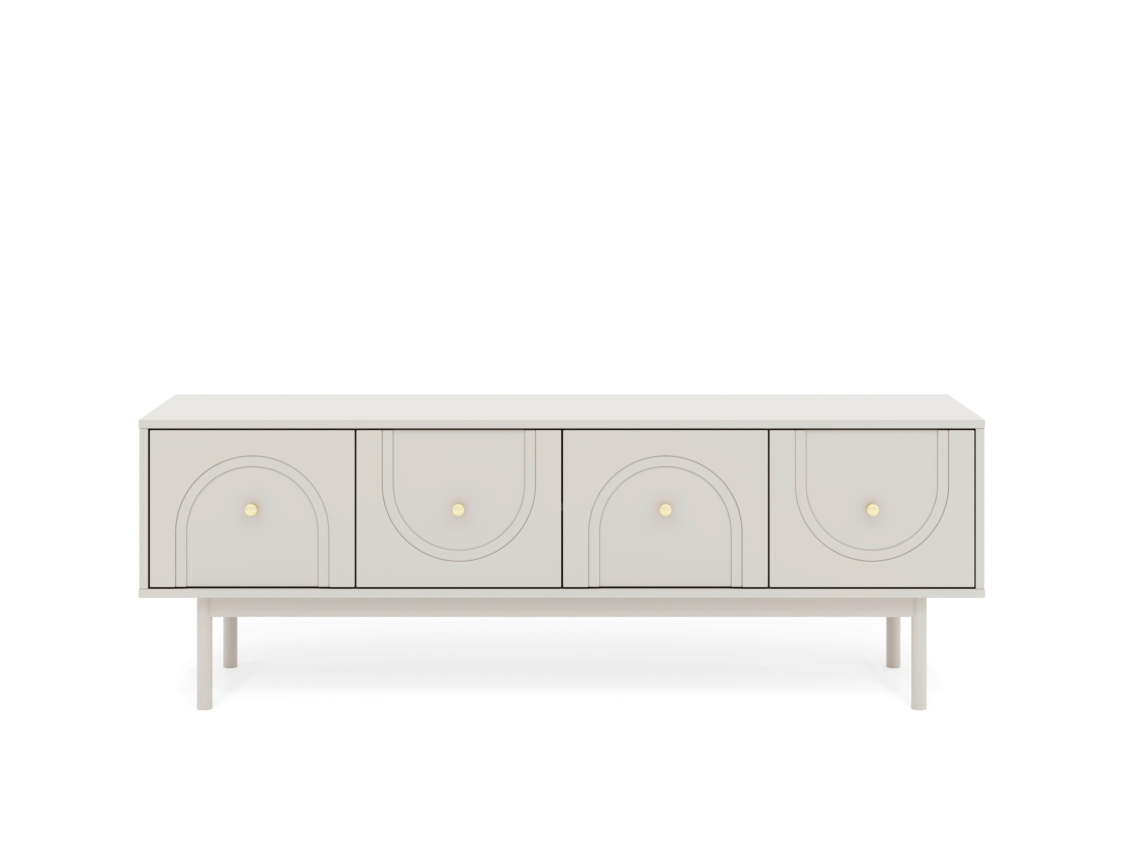 Lowboard Mazoma Kaschmir B: 154cm - Kaschmir, LIFESTYLE, Holzwerkstoff (154/53,5/39cm) - MID.YOU