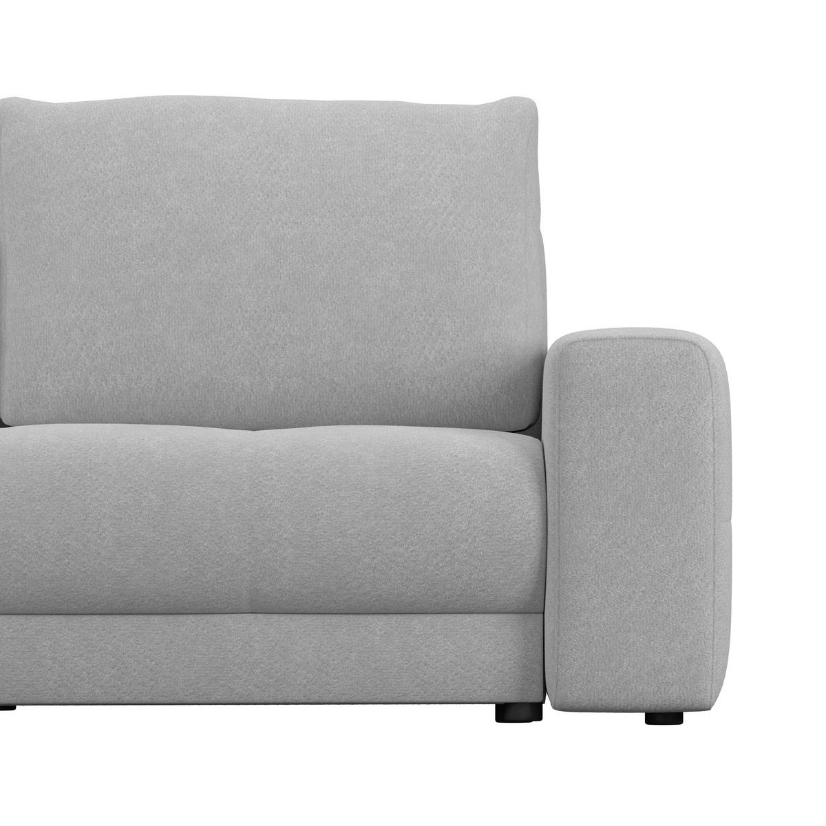 Rohová sedačka ADRIA, obojstranná, sivá - svetlosivá, Trend, textil (213/308cm) - Luca Bessoni