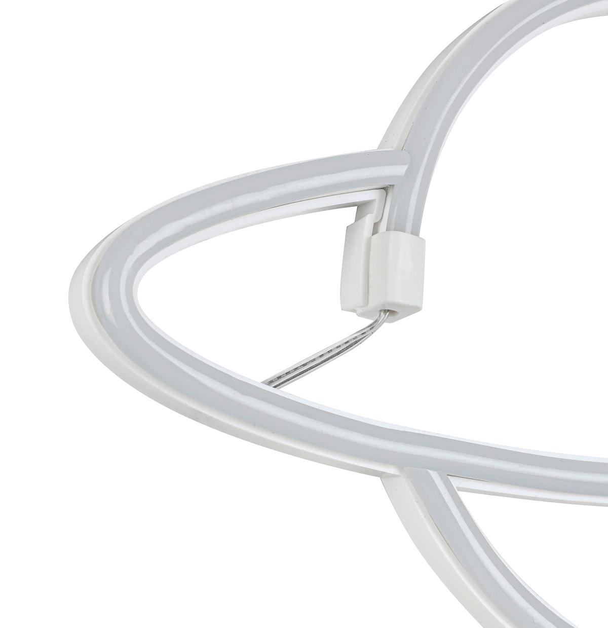 DEKORAČNÉ LED SVIETIDLO PLANETI - biela/ružová, Konventionell, plast (29,3/17,5/1,7cm) - Mömax