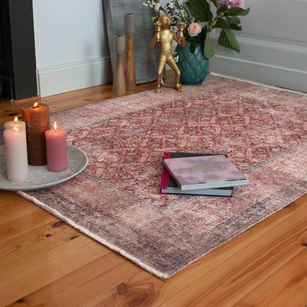 Vintage-teppich My Maurea 780 - Rot, Basics, Textil (200/290cm) - Obsession