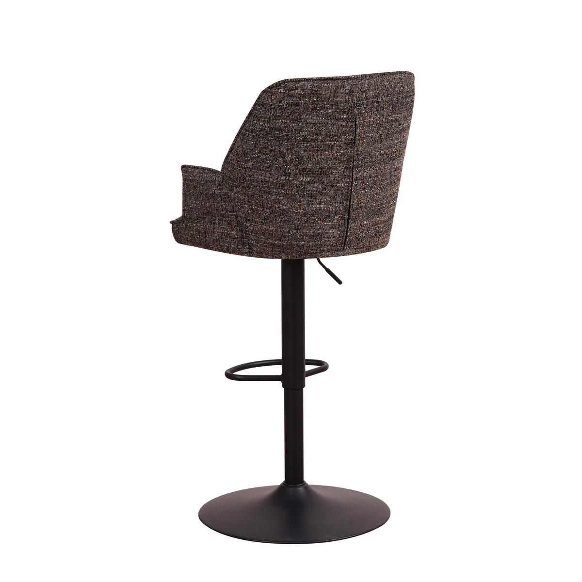 Barhocker-Set Donny Anthrazit/Dunkelgrau B: 54 cm - Dunkelgrau/Anthrazit, MODERN, Textil/Metall (54/100/58cm) - MID.YOU