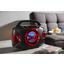 Radio Boombox mit Bluetooth - Rot/Schwarz, Basics, Kunststoff (41,5/31,4/17,7cm) - Silva Schneider Radio Boombox mit Bluetooth - Rot/Schwarz, Basics, Kunststoff (41,5/31,4/17,7cm) - Silva Schneider