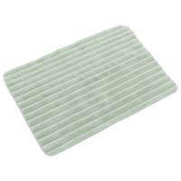 BADEMATTE WHITE ROCK - Mintgrün, MODERN, Textil (45/70cm) - Luca Bessoni