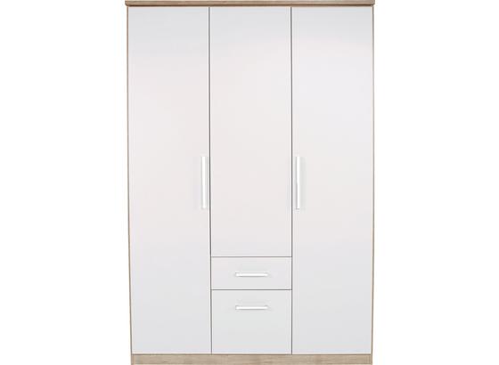 Skříň Šatní Wien - bílá/barvy dubu, Konvenční, dřevěný materiál (136/212/56cm) Skříň Šatní Wien - bílá/barvy dubu, Konvenční, dřevěný materiál (136/212/56cm)