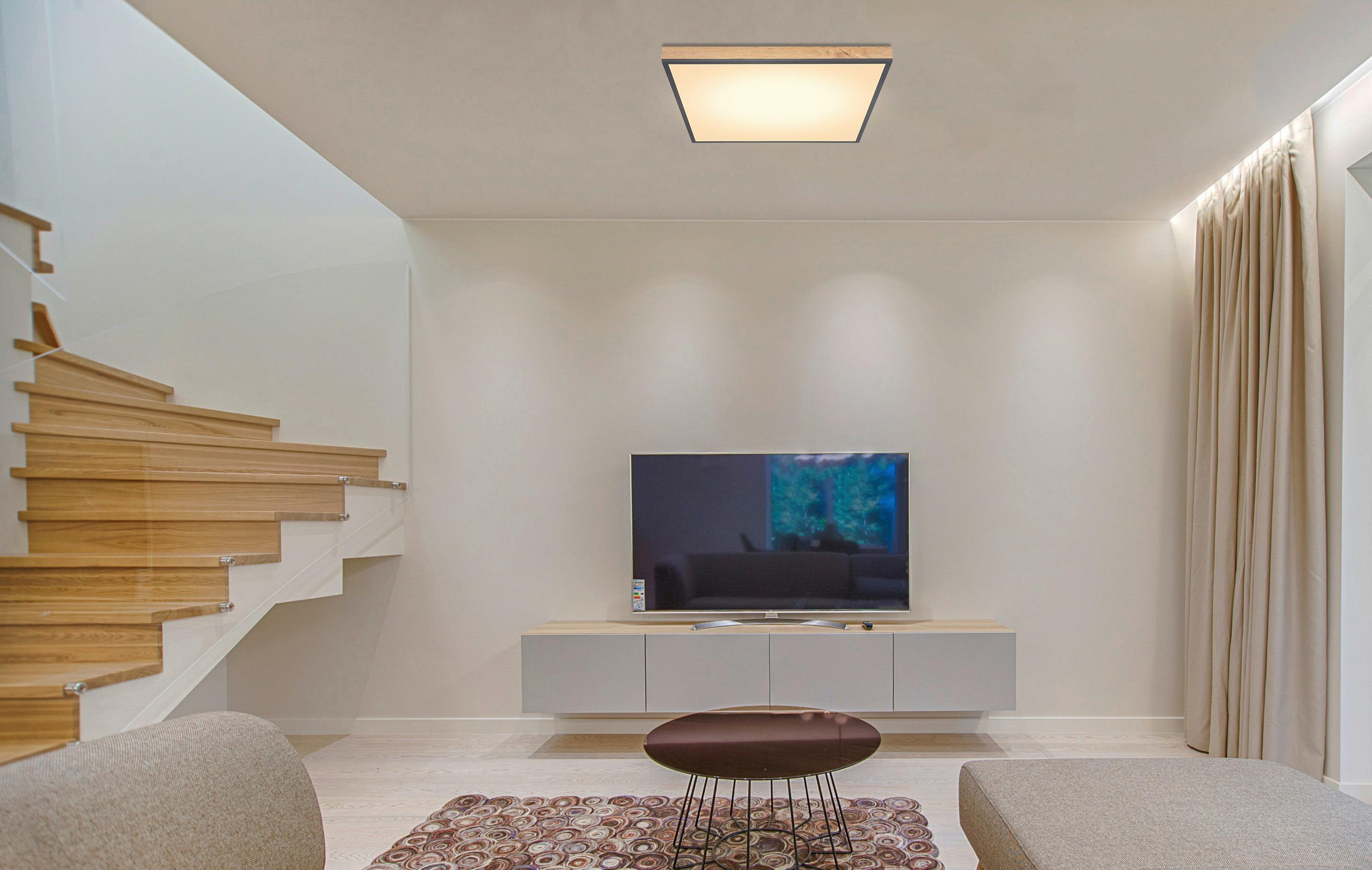 LED-Deckenleuchte im quadratischen Format