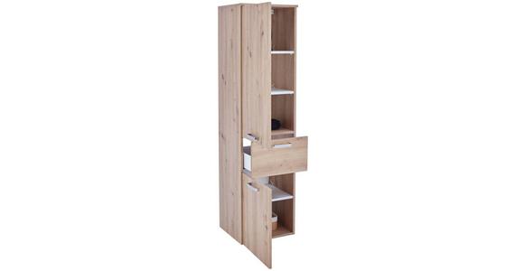 Hochschrank Fresh 240-C-04014 Hs - Weiß/Eiche Artisan, KONVENTIONELL, Holzwerkstoff (40/168,5/38,5cm) - Ondega