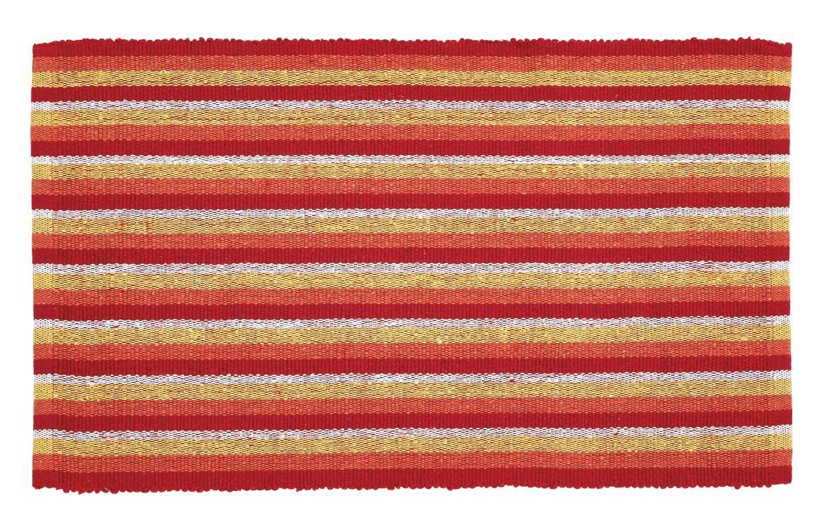 Teppich Vorleger Verschiedene Farben Streak 50x80 cm - Blau/Pink, KONVENTIONELL, Textil (50/80cm) - Ondega