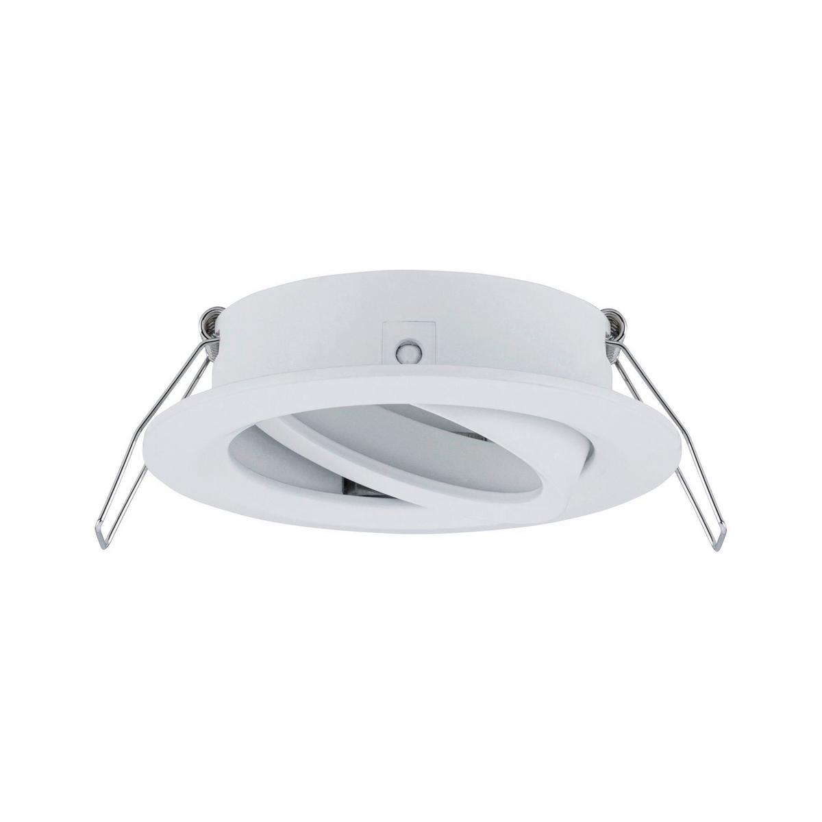 Deckenleuchte 3er-Set Ø 8,4 cm 3-Flammig - Alufarben/Weiß, Basics, Metall (8,4cm) - Paulmann