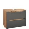 Waschbeckenunterschrank Giga B: 70 Cm Eichefarben/anthrazit - Eichefarben/Anthrazit, MODERN, Holzwerkstoff (70/60/40cm)