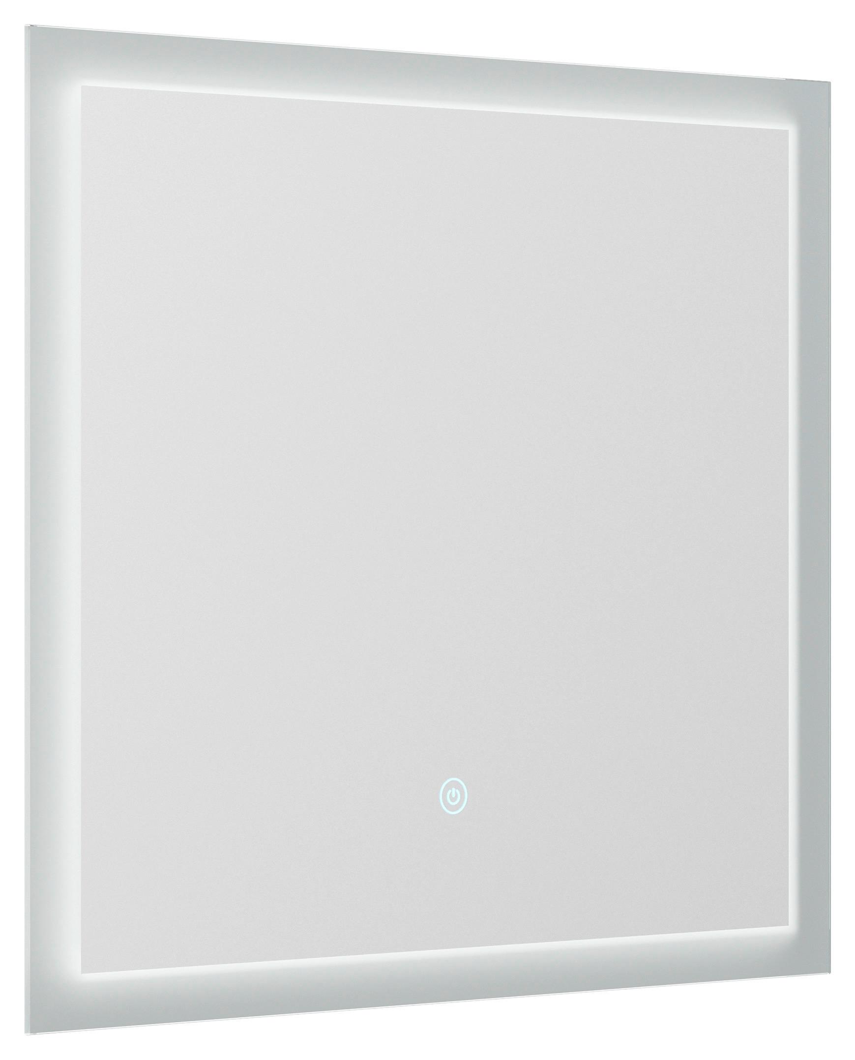 Badezimmerspiegel Led Spiegel Rechteckig B: 60cm - MODERN, Glas (60/53/3,2cm) - MID.YOU