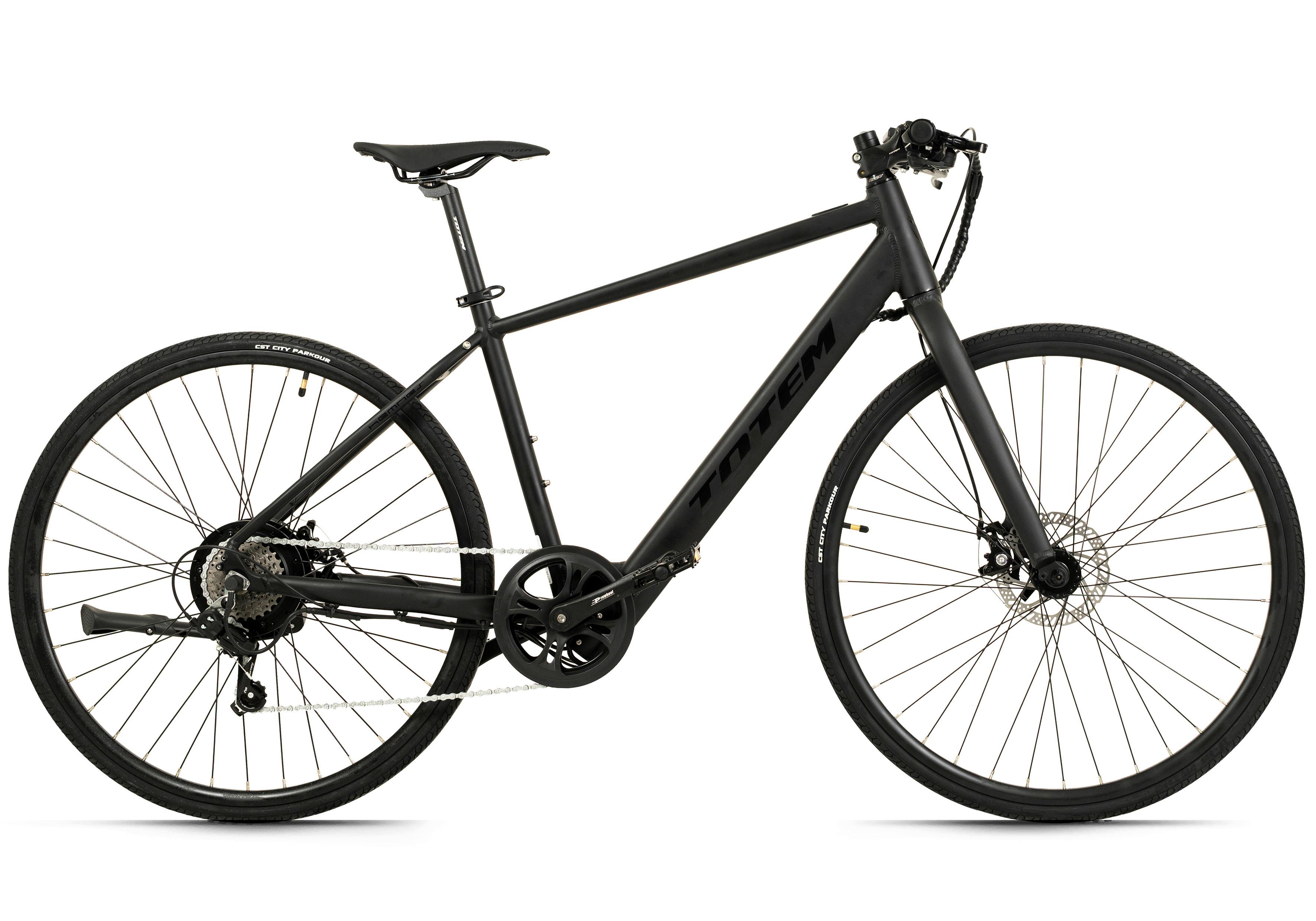 Elektrofahrrad Totem Urban Schwarz - Schwarz, Basics, Metall (180/70/100cm)