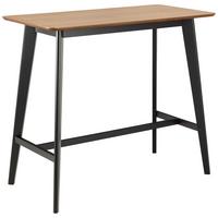 Barový stůl ROXBY - černá/barvy dubu, Trend, dřevo/kompozitní dřevo (120/105/60cm) - MID.YOU
