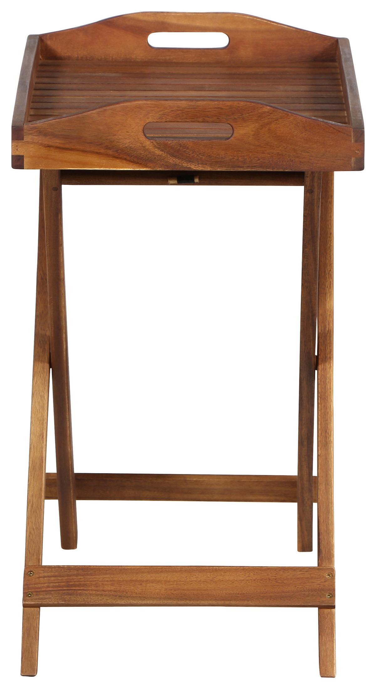 Gartentisch Klappbar Akazienholz L 60 Cm - Akaziefarben, MODERN, Holz (60/40,5/66,5cm) - Siena Garden