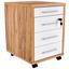 Kontajnér Na Kolieskach Profi - farby dubu/biela, Moderný, kompozitné drevo (43/62/48cm) - Ombra Kontajnér Na Kolieskach Profi - farby dubu/biela, Moderný, kompozitné drevo (43/62/48cm) - Ombra