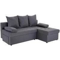 Sarokgarnitúra Base - szürke, Basics, textil (195/88/143cm) - Best Price
