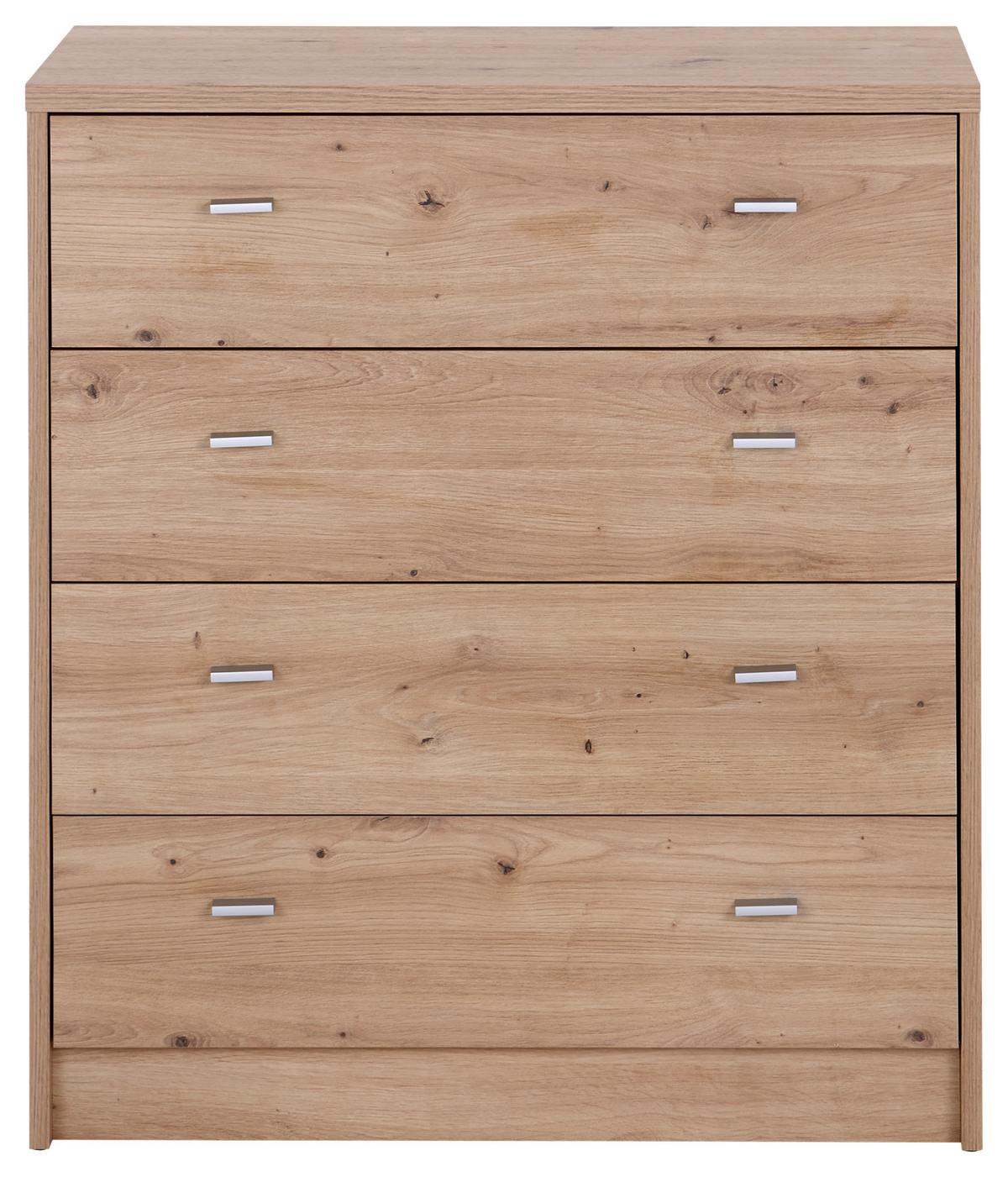 Kommode 74cm You New, Eiche Artisan Dekor - Eiche Artisan, MODERN, Holzwerkstoff (74/85,4/44,3cm)