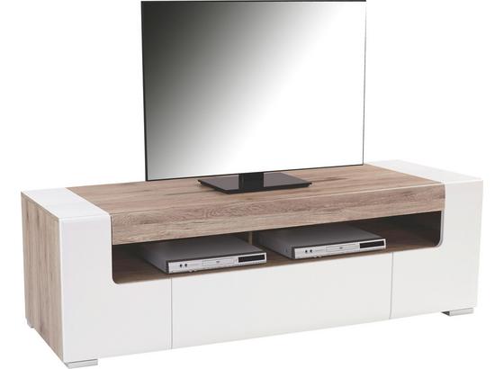 Tv - Elem Toronto - tölgy színű/fehér, modern, faanyagok (190/53/45,2cm) - OMBRA Tv - Elem Toronto - tölgy színű/fehér, modern, faanyagok (190/53/45,2cm) - OMBRA