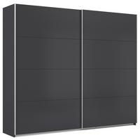 Schwebetürenschrank Feldkirch 271 Maxihöhe - Anthrazit, MODERN, Holzwerkstoff (271/229/62cm)