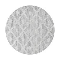 Tkaný koberec P: 120cm, šedá - šedá, Konvenční, textil (120cm)