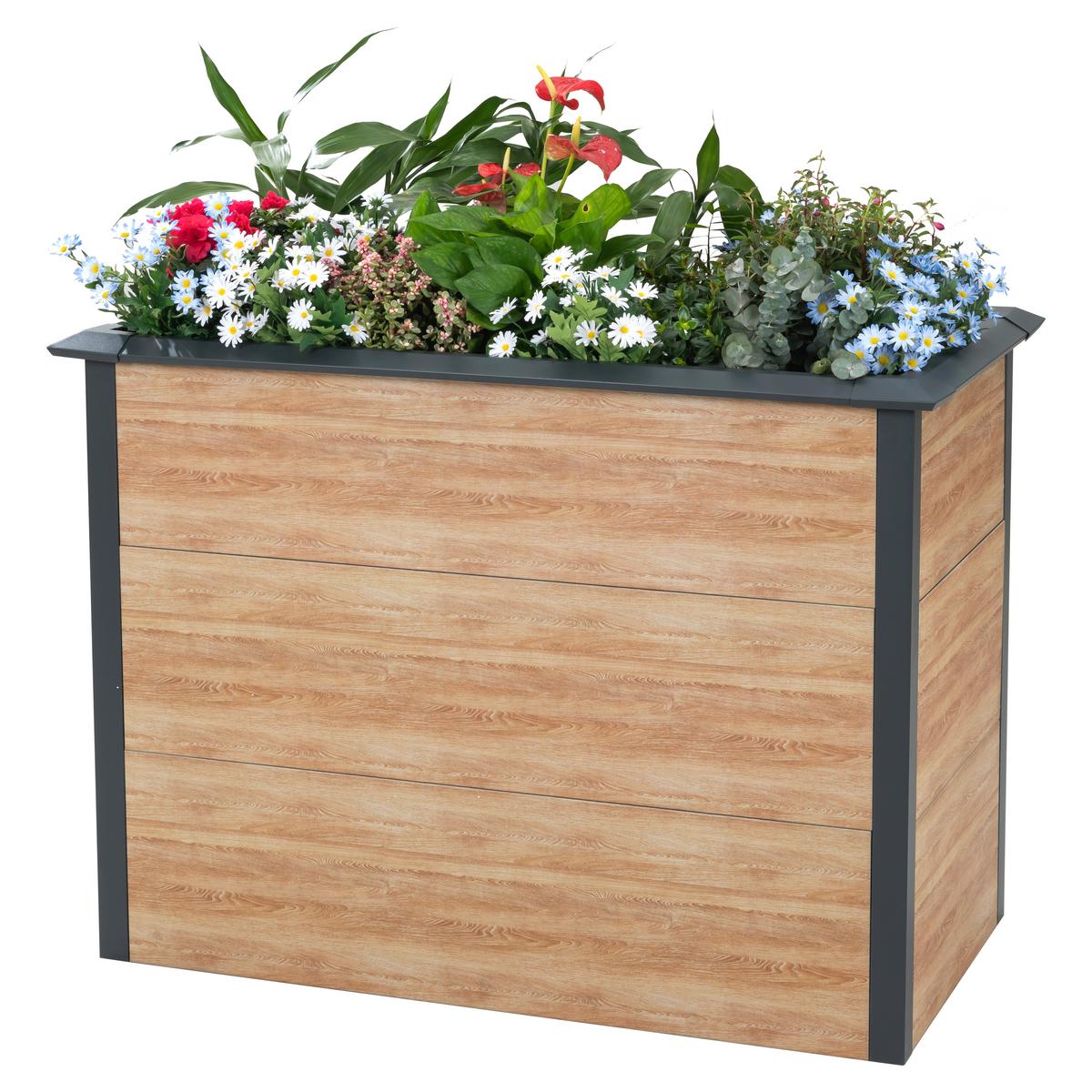 Hochbeet Primus-Multi M - Lärchefarben, KONVENTIONELL, Metall (50/100/77cm)