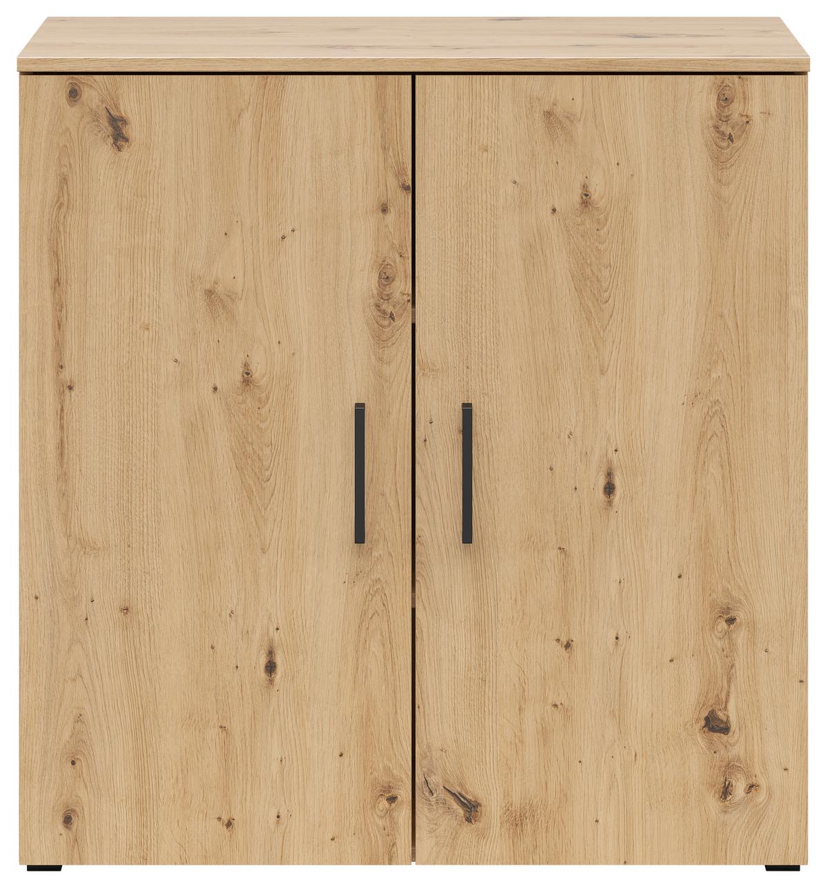 Kommode Multi, Cabinet2doors, S588-Reg - Anthrazit/Eiche Artisan, MODERN, Holzwerkstoff (80/83/40cm)