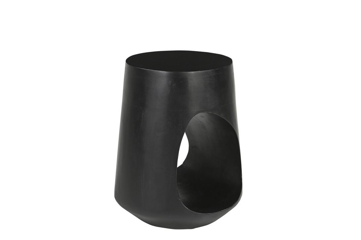 BEISTELLTISCH Schwarz B: 32 cm - Schwarz, Design, Holz (32/32/46cm) - MID.YOU