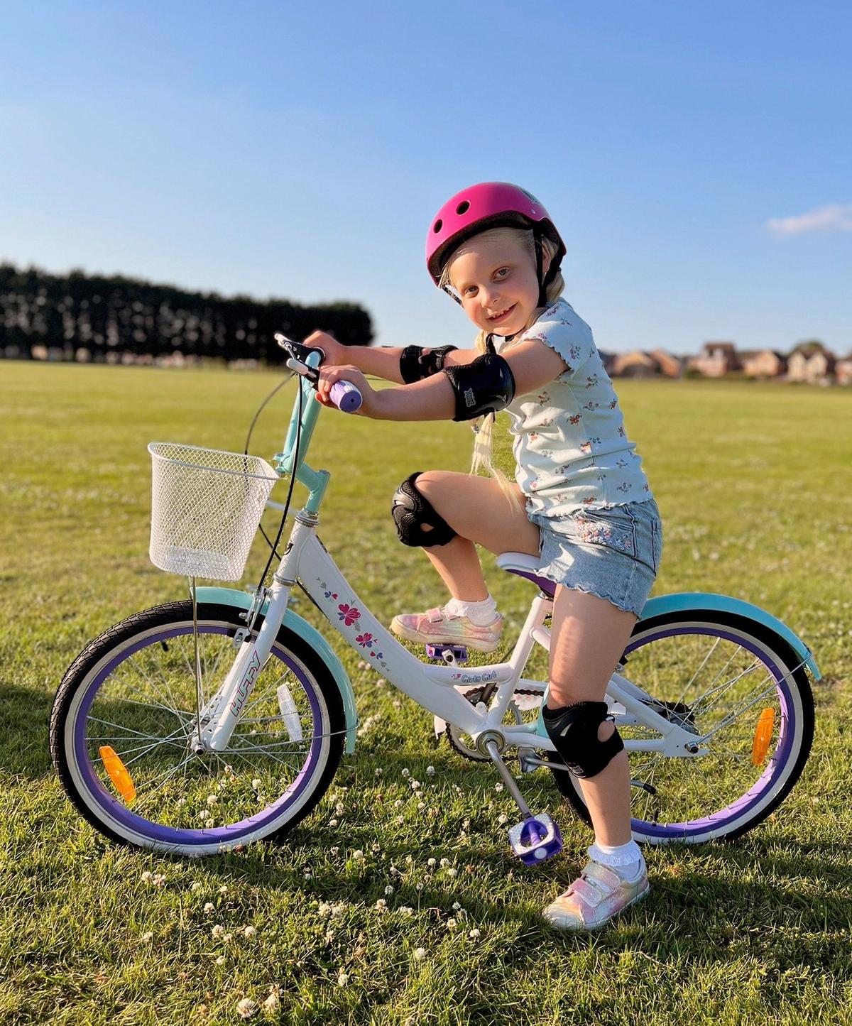Kinderfahrrad Girly Girl Lila, 20 Zoll - Lila, Basics, Metall (66/96.5/140.5cm)