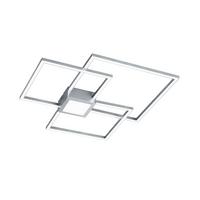 Led-deckenleuchte 676210407 Hydra - Nickelfarben, Design, Kunststoff/Metall (66,5/66,5/6,5cm) - Trio Leuchten