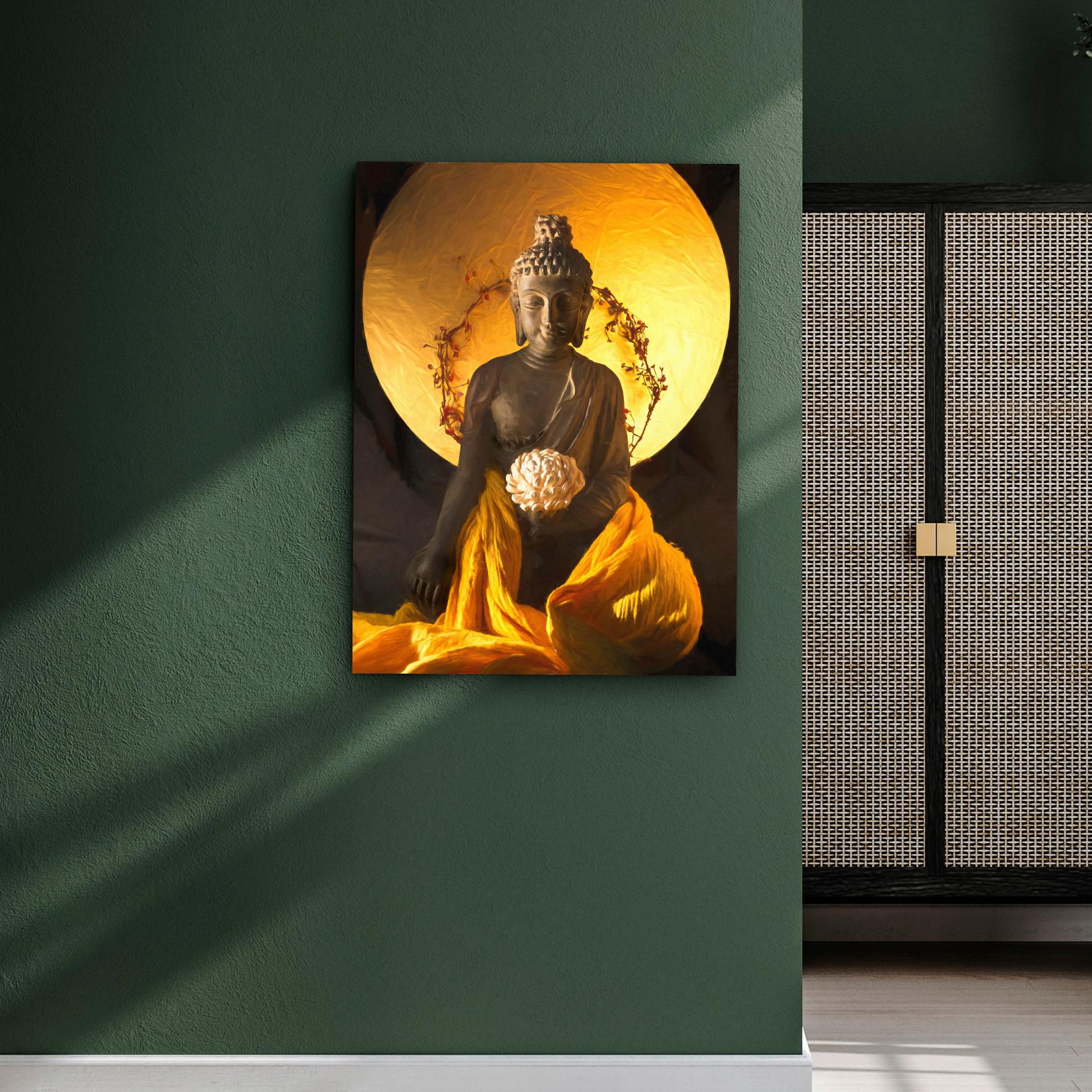 Originalbild Adem - Multicolor, KONVENTIONELL, Holzwerkstoff/Textil (60/80cm) - Luca Bessoni