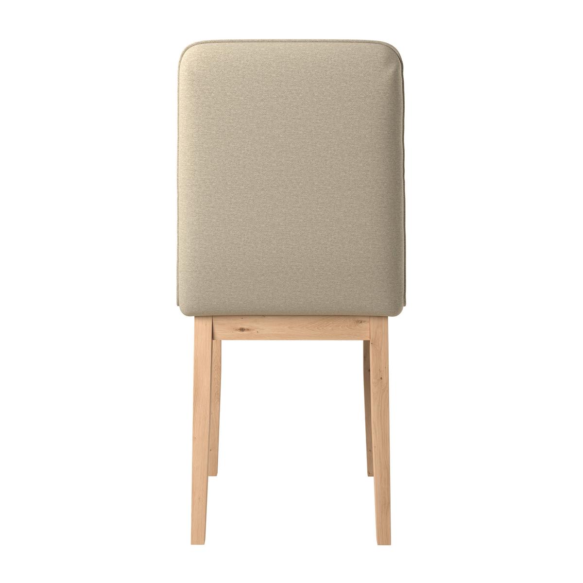 Vierfußstuhl Beluna Ii Webstoff Beige, B: 47cm - Eichefarben/Beige, KONVENTIONELL, Holz/Textil (47/91/44cm) - James Wood