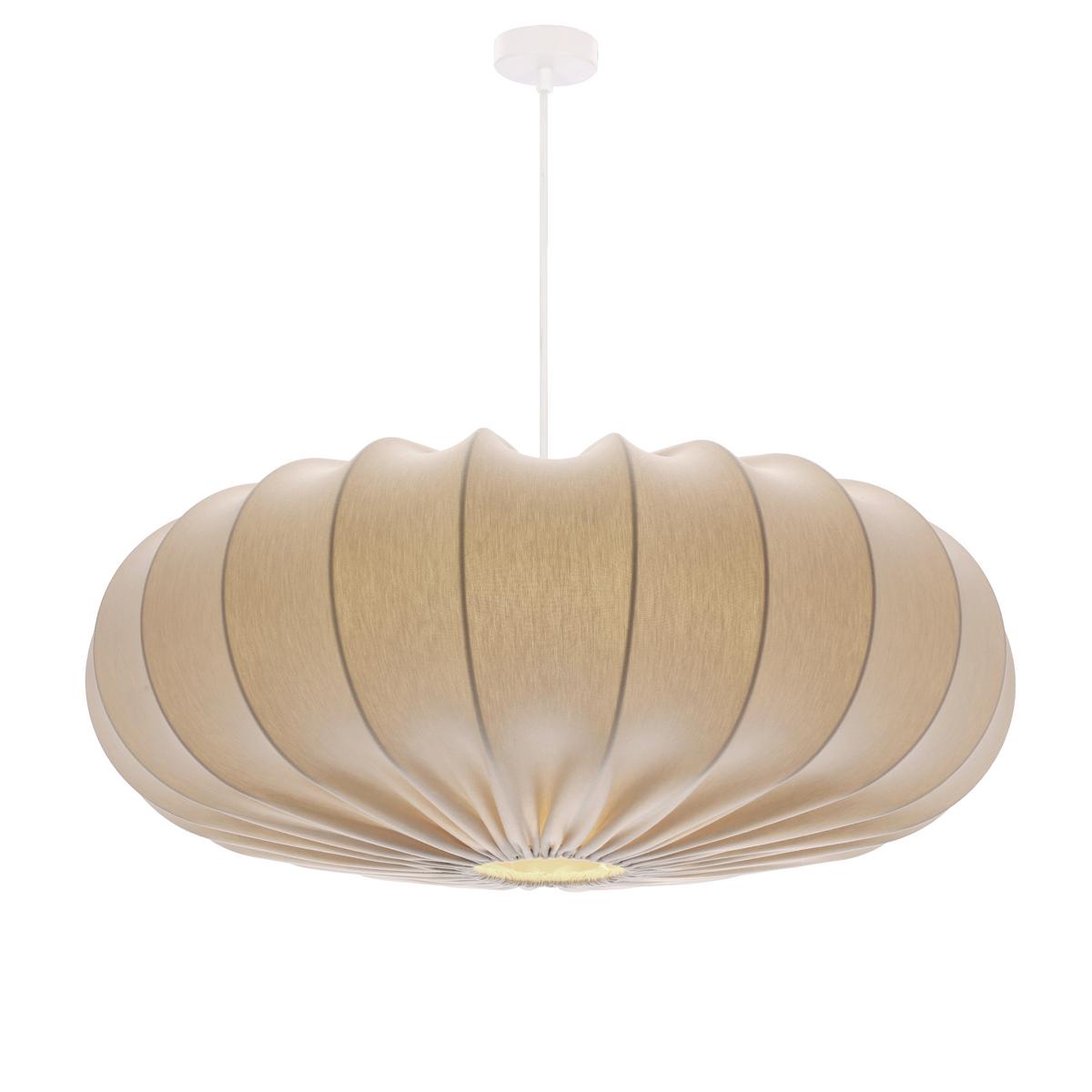 Pendelleuchte 31-39231 Caffe - Hellbraun/Weiß, KONVENTIONELL, Kunststoff/Metall (66/66/120cm)