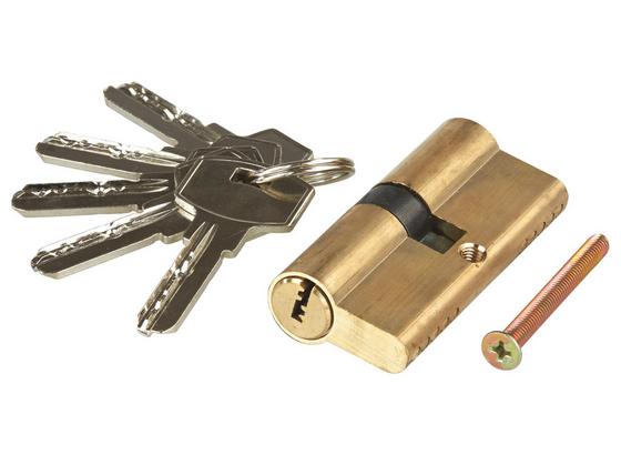Türzylinder Gold - Goldfarben, KONVENTIONELL, Metall (7cm) Türzylinder Gold - Goldfarben, KONVENTIONELL, Metall (7cm)