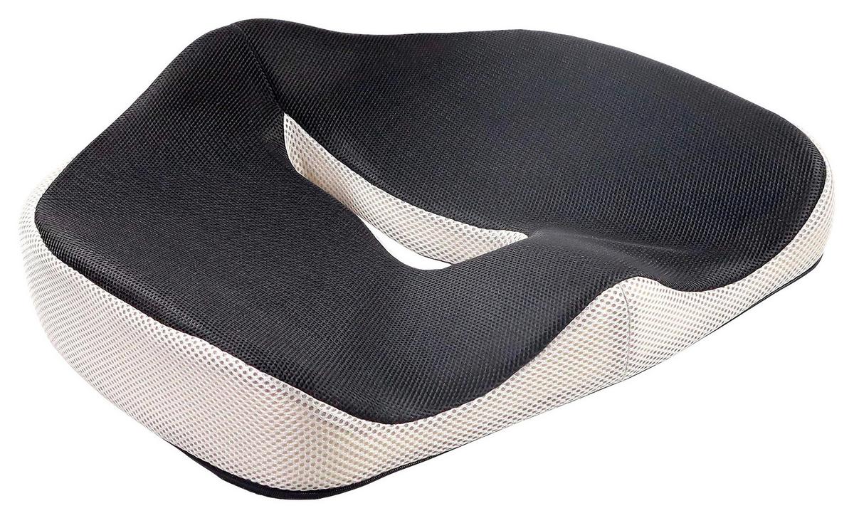 Sitzkissen Medisit Vii - Schwarz, Basics, Textil (45,5/13/40cm) - MID.YOU