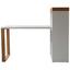 Písací Stôl Organizer - prírodné farby/biela, Štýlový, kov/drevo (140/114/63,8cm) - Premium Living Písací Stôl Organizer - prírodné farby/biela, Štýlový, kov/drevo (140/114/63,8cm) - Premium Living