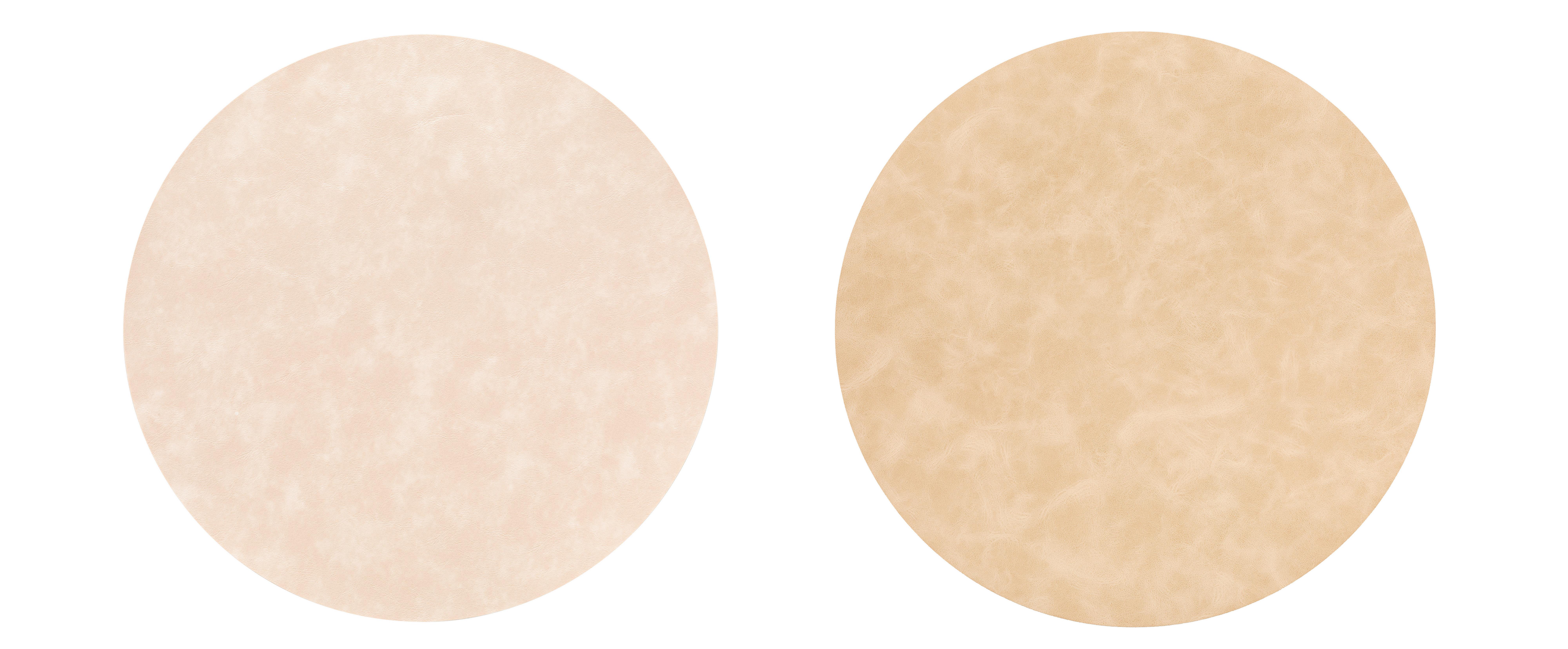 Platzdeckchen Leonie - Orange/Rosa, KONVENTIONELL, Kunststoff (38cm) - Luca Bessoni