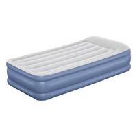 Luftbett Kerstin 191x97x46 cm bis 300kg, inkl. Pumpe - Blau/Dunkelgrau, KONVENTIONELL, Kunststoff/Metall (191/97/46cm) - Bestway