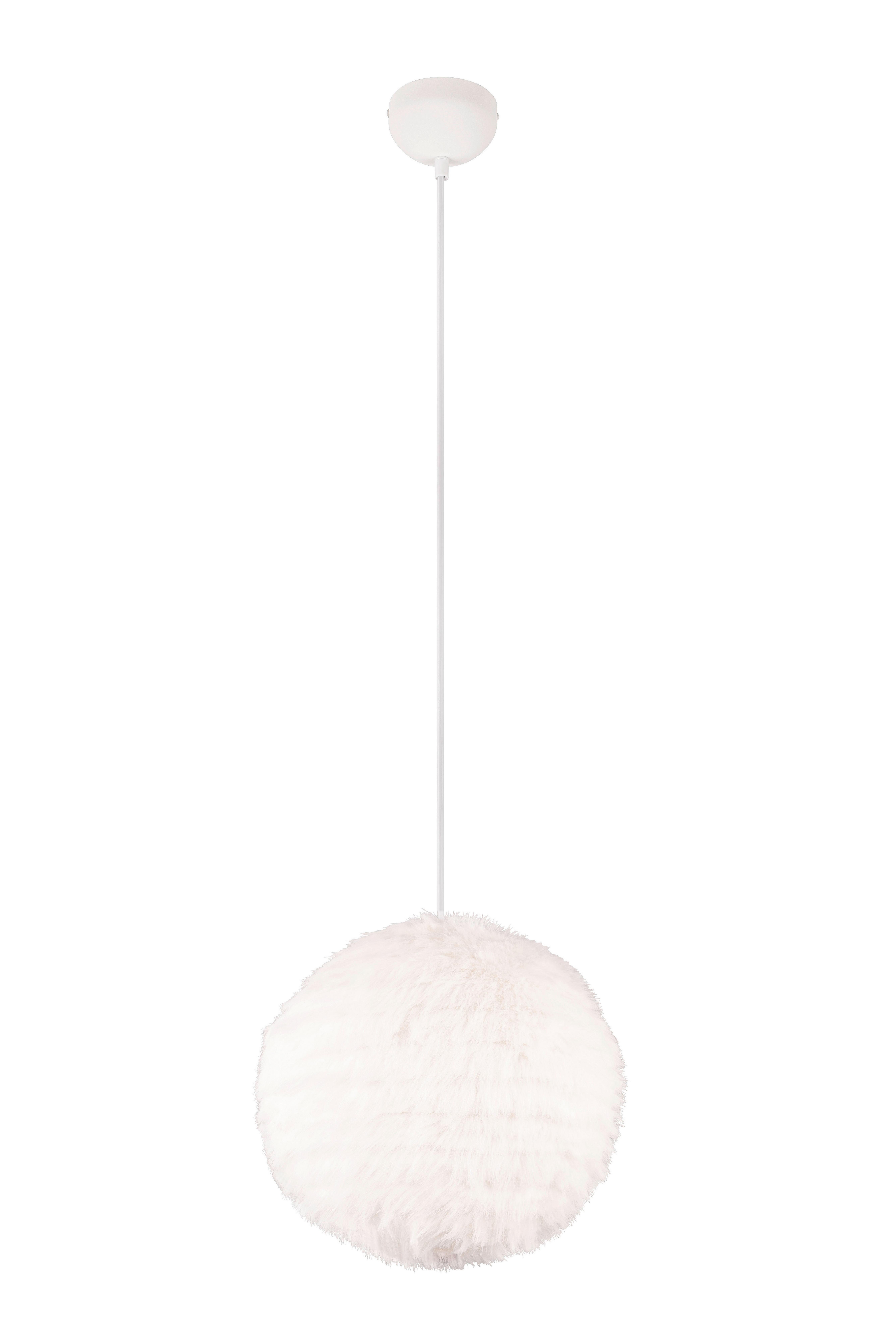 Pendelleuchte R31581001 Furry - Sandfarben/Weiß, Design, Textil/Metall (35/150cm)