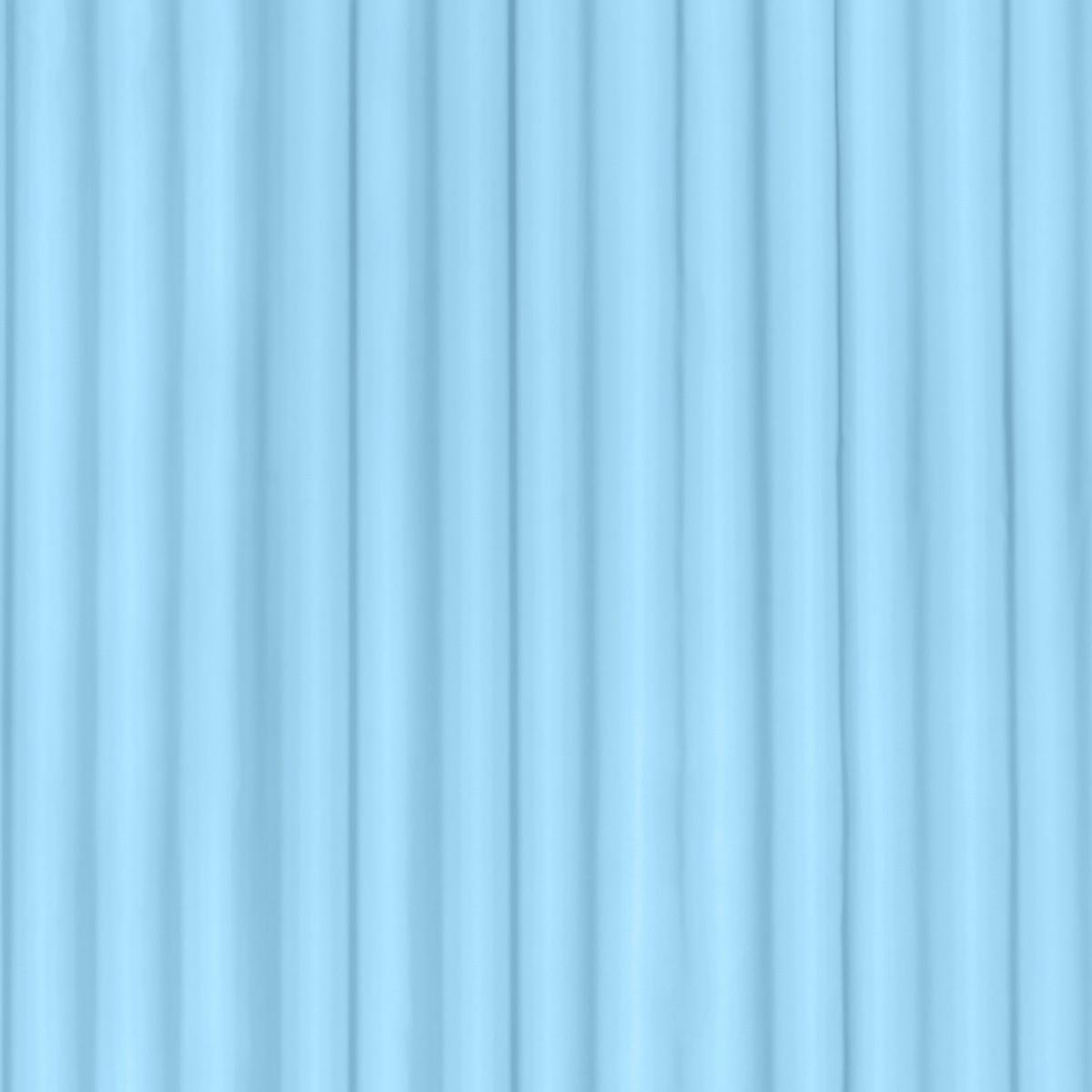 Vorhang mit Schlaufen und Band Utila 140x245 cm Aqua - Türkis, KONVENTIONELL, Textil (140/245cm) - Ondega
