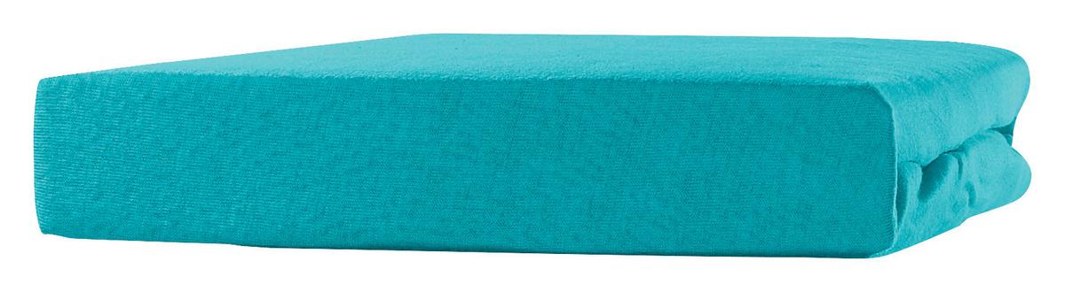 Gumis Lepedő 180-200/200cm Tamara *top Ár* - türkiz, Konventionell, textil (180-200/200cm) - Best Price